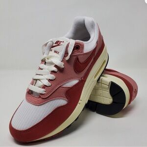Nike Air Max Red and Cream Sneakers